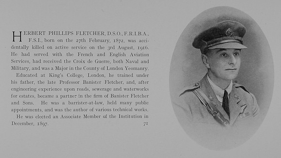 Fletcher H P Major DSO County Of London Yeomanry Obit