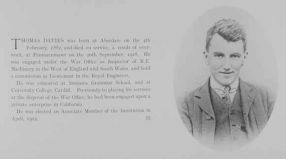 Davies T Lt Royal Engineers Obit