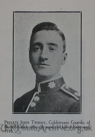 Tweedy J Pte Coldstream Guards Craven Roll Of Honour