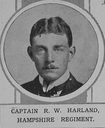 Harland R W Captain Hampshire Regiment The Illustrated London News 21st Nov 1914