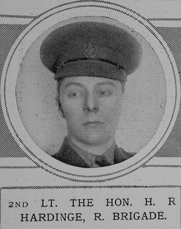 Hardinge H R 2nd Lt The Hon Rifle Brigade The Illustrated London News 29th May 1915