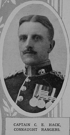 Hack C E Captain Connaught Rangers The Illustrated London News 26th Dec 1914