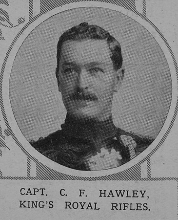 Hawley C F Captain Kings Royal Rifle Corps