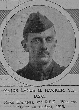 Hawker L G Major VC DSO Royal Flying Corps The Illustrated London News 11th Aug 1917