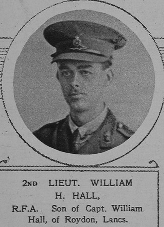 Hall W H 2nd Lt Royal Field Artillery The Illustrated London News 27th Oct 1917
