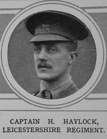 Haylock H Captain Leicestershire Regiment The Illustrated London News 29th May 1915