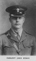 Byron C J 2nd Lt Honourable Artillery Company