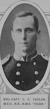 Taylor C G Eng Captain MVO HMS Tiger Royal Navy The Illustrated London News 6th Feb 1915