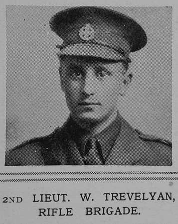 Trevelyan W 2nd Lt Rifle Brigade The Illustrated London News 29th May 1915