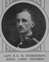 Thornycroft E G M Captain Kings Own Royal Lancs Regiment The Illustrated London News 14th Nov 1914