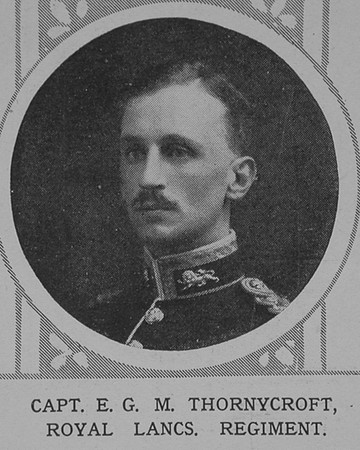 Thornycroft E G M Captain Kings Own Royal Lancs Regiment The Illustrated London News 14th Nov 1914
