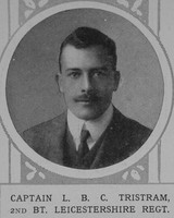 Tristram L B C Captain 2nd Leicestershire Regiment The Illustrated London News 14th Nov 1914
