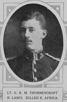 Thornycroft G E M Lt Kings Own Royal Lancaster Regiment The Illustrated London News 31st Oct 1914