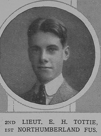Tottie E H 2nd Lt 1st Northumberlnd Fusiliers The Illustrated London News 24th Oct 1914