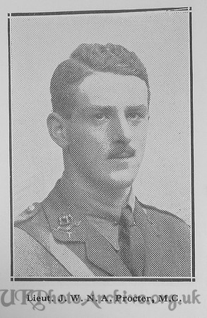 Procter J W N A Lt MC 6th West Riding Regiment