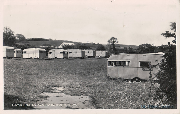 Lower Hyde Caravan Park Shanklin Isle Of Wight 1950s