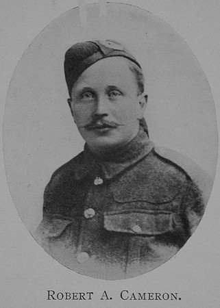 Cameron R A Sergt 7th Cameron Highlanders Royal High School Of Edinburgh Roll Of Honour 1914-1918