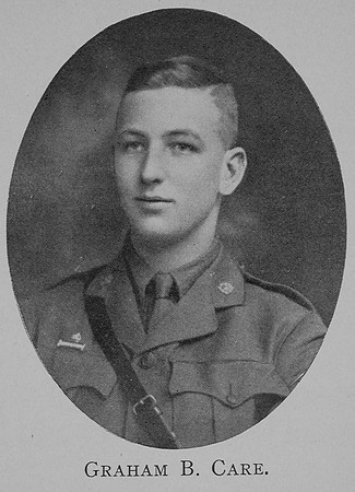 Care G B 2nd Lt 4th Royal Scots Royal High School Of Edinburgh Roll Of Honour 1914-1918