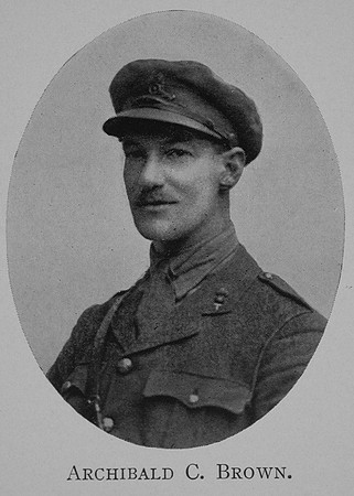 Brown A C Lt Royal Field Artillery Royal High School Of Edinburgh Roll Of Honour 1914-1918