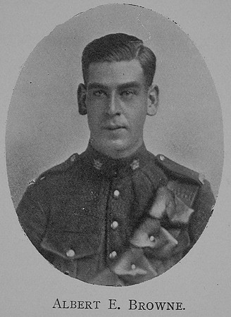 Browne A E Lt 16th Canadian Infantry (Manitoba Regiment) Royal High School Of Edinburgh Roll Of Honour 1914-1918