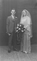 A 1940s Bride And Groom