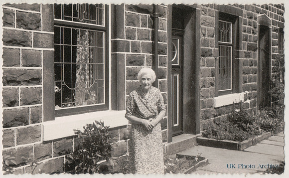 A Woman Outside Her House 1950s