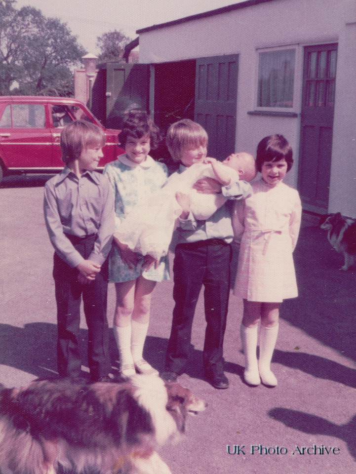 Children At Finlay's Christening 1975