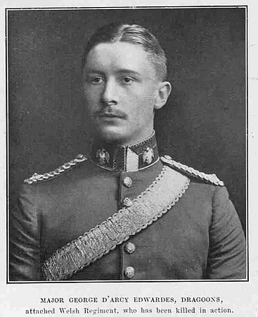 D'Arcy Edwardes G Major Dragoons Attd Welsh Regiment