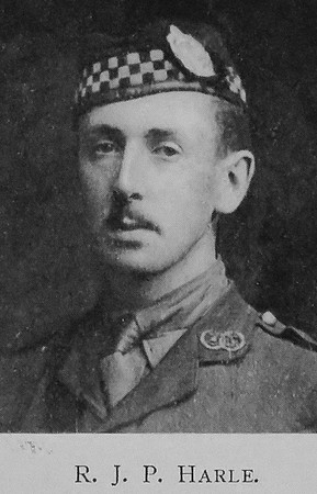 Harle R J P Captain MC KOSB Attd 7th Argyll And Sutherland Highlanders