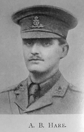 Hare A B 2nd Lt Royal Field Artillery