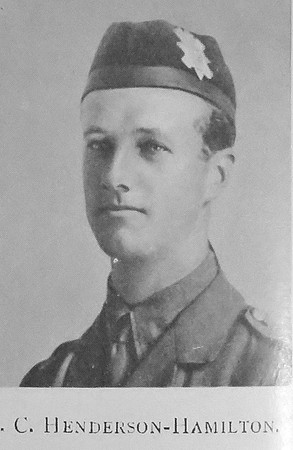 Henderson-Hamilton J C Lt 9th Black Watch