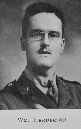 Henderson W 2nd Lt 1st And 14th Highland Light Infantry
