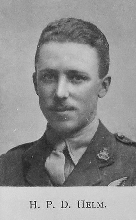 Helm H P D Captain Royal Flying Corps