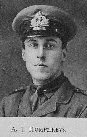 Humphreys A I Sub Lt Royal Naval Volunteer Reserve