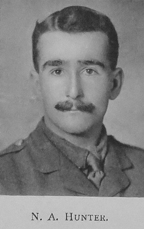 Hunter N A 2nd Lt 26th Northumberland Fusiliers
