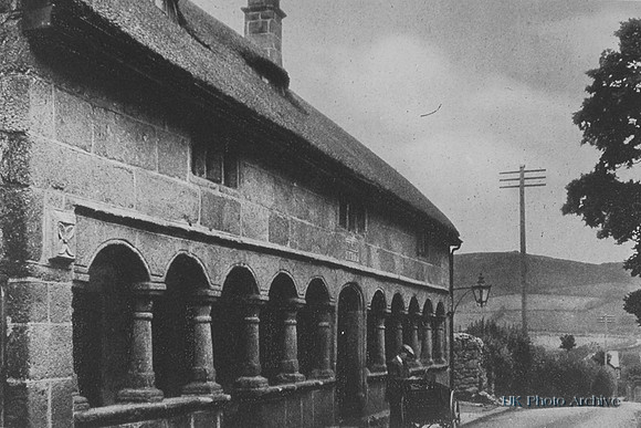 The Almshouses At Moretonhampstead Devon 1920s