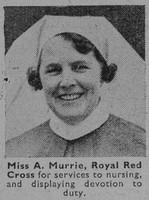 Murrie A Nurse Royal Red Cross