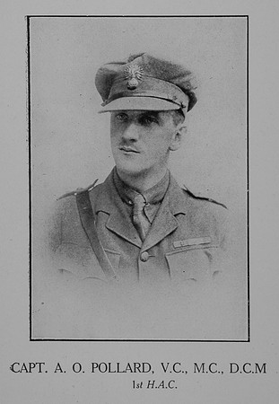 Pollard A O Captain VC MC DCM 1st Honourable Artillery Company