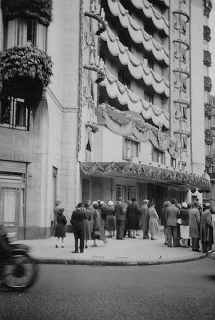 The Dorchester Decorated For The Queens Coronation 1953