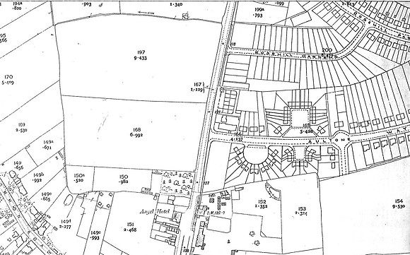 Sutton 1913 Map Rosehill Gardens Area