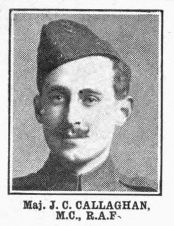 Callaghan J C Major MC Royal Air Force