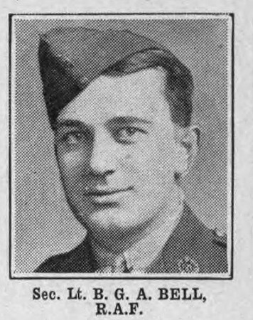 Bell B G A 2nd Lt Royal Air Force