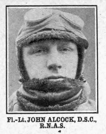 Alcock J Flt Lt DSC Royal Naval Air Service