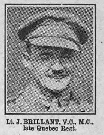 Brillant J Lt VC MC 22nd Canadian Infantry