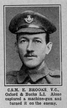 Brooks E CSM VC Oxford And Bucks Light Infantry