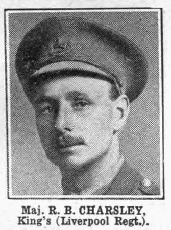 Charsley R B Major Kings Liverpool Regiment