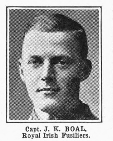 Boal J K Captain Royal Irish Fusiliers