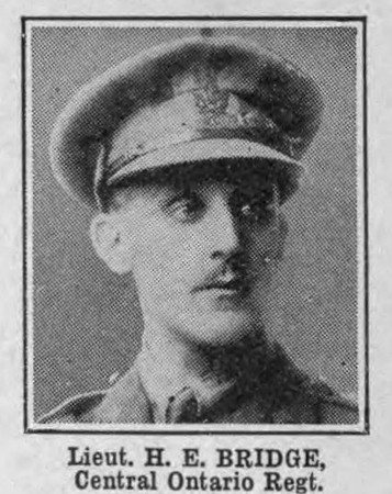 Bridge H E Lt Canadian Infantry