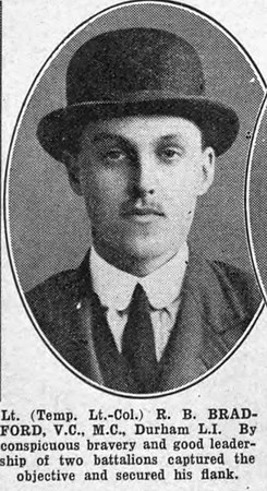 Bradford R B Lt VC MC Durham Light Infantry
