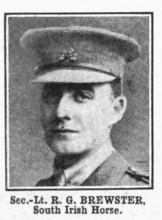 Brewster R G 2nd Lt South Irish Horse